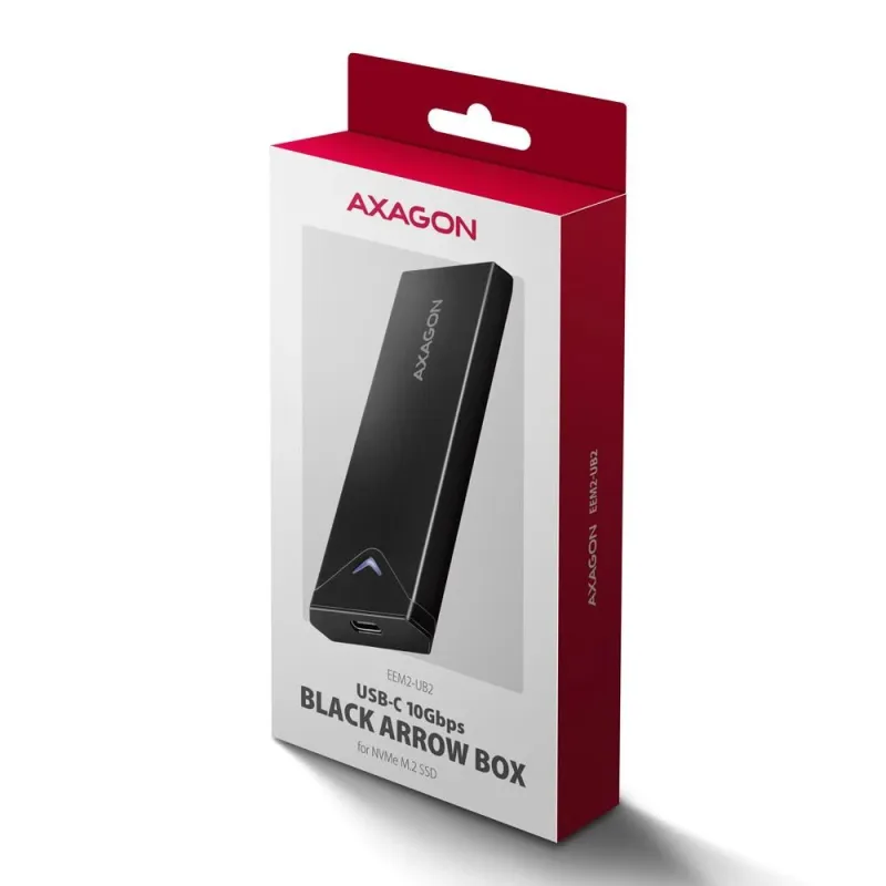 Ssd acc enclosure m.2 nvme-usb-c eem2-ub2 axagon