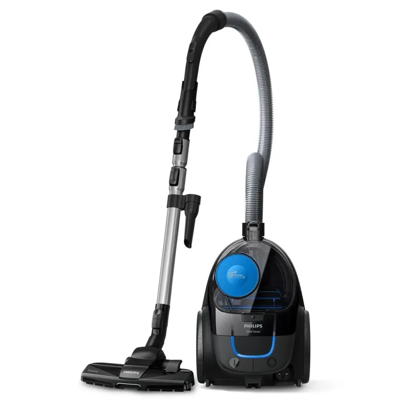Vacuum Cleaner-PHILIPS-PowerPro Compact FC9331-09-Canister-Bagless-900 Watts-Capacity 1.5 l-Noise 76 dB-Black-Weight 4.5