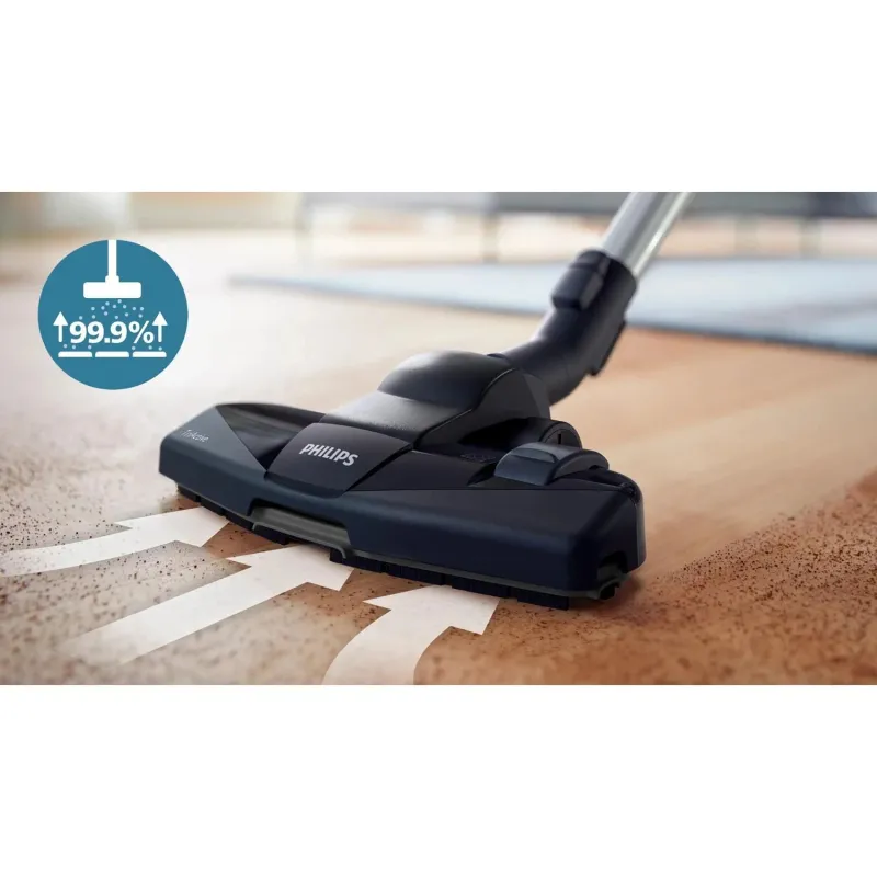 Vacuum Cleaner-PHILIPS-PowerPro Compact FC9331-09-Canister-Bagless-900 Watts-Capacity 1.5 l-Noise 76 dB-Black-Weight 4.5