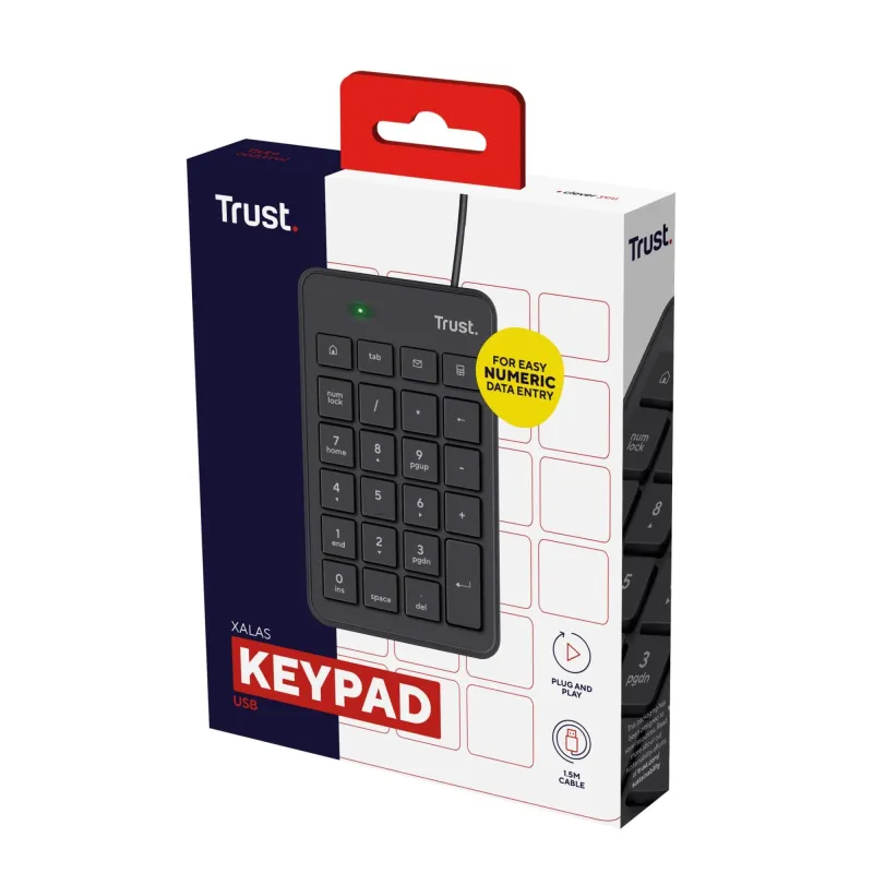 Keyboard numeric xalas-22221 trust