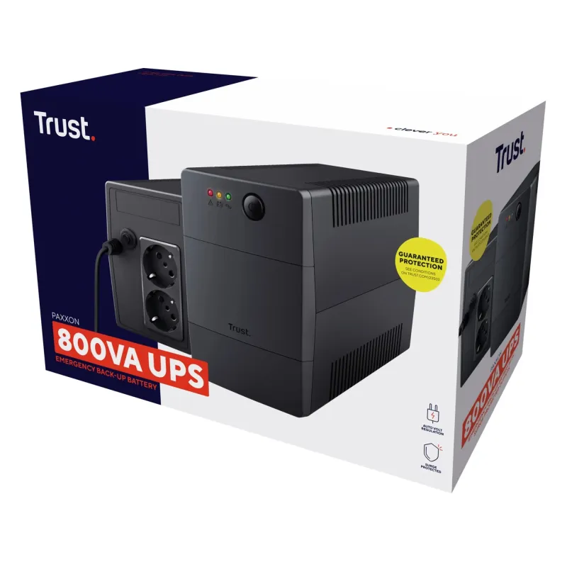 UPS-TRUST-480 Watts-800 VA-Wave form type Simulated sinewave-Desktop-pedestal-23503