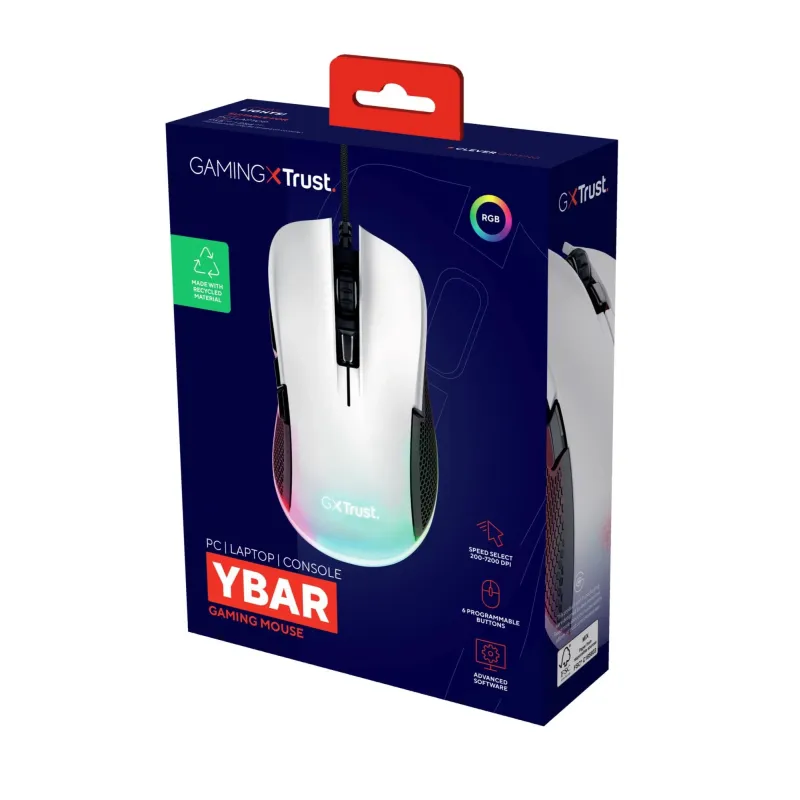 Mouse usb optical eco-gxt922w ybar 24730 trust