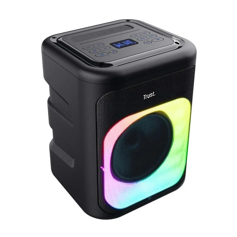 Portable Speaker-TRUST-25280-Black-Portable-Waterproof-Wireless-1xUSB-C-Bluetooth-25280