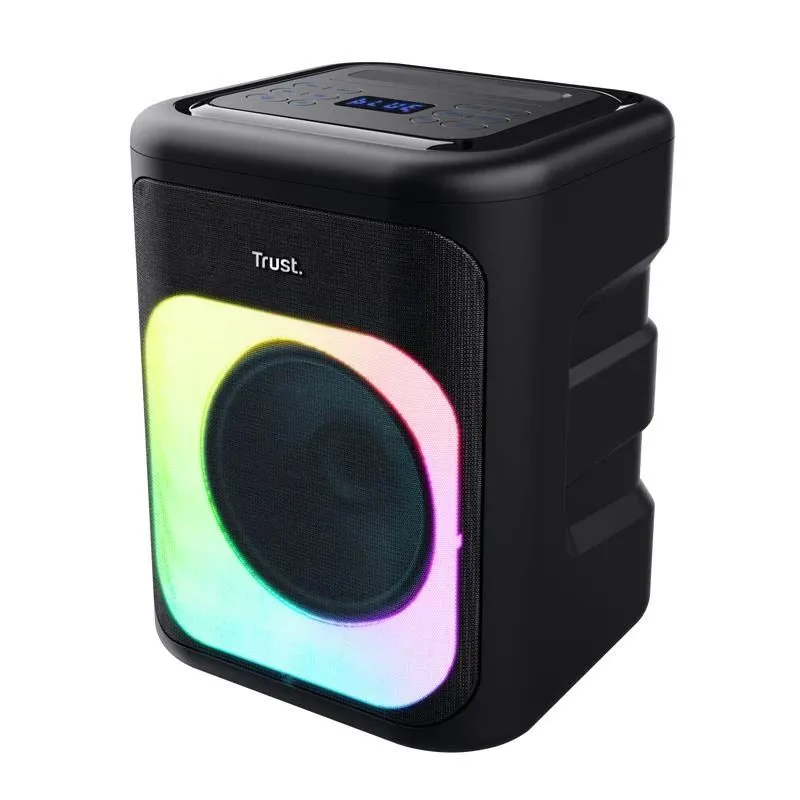Portable Speaker-TRUST-25280-Black-Portable-Waterproof-Wireless-1xUSB-C-Bluetooth-25280