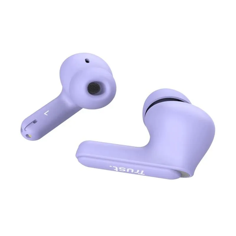 Headset earbuds yavi bt enc-purple 25297 trust