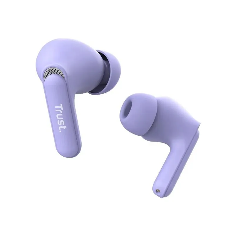 Headset earbuds yavi bt enc-purple 25297 trust