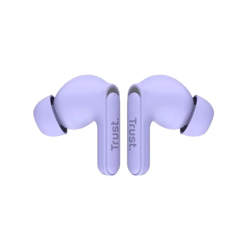 Headset earbuds yavi bt enc-purple 25297 trust