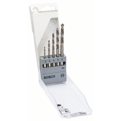 Bosch koka urbju komplekts. 2-6 mm. 5 gab