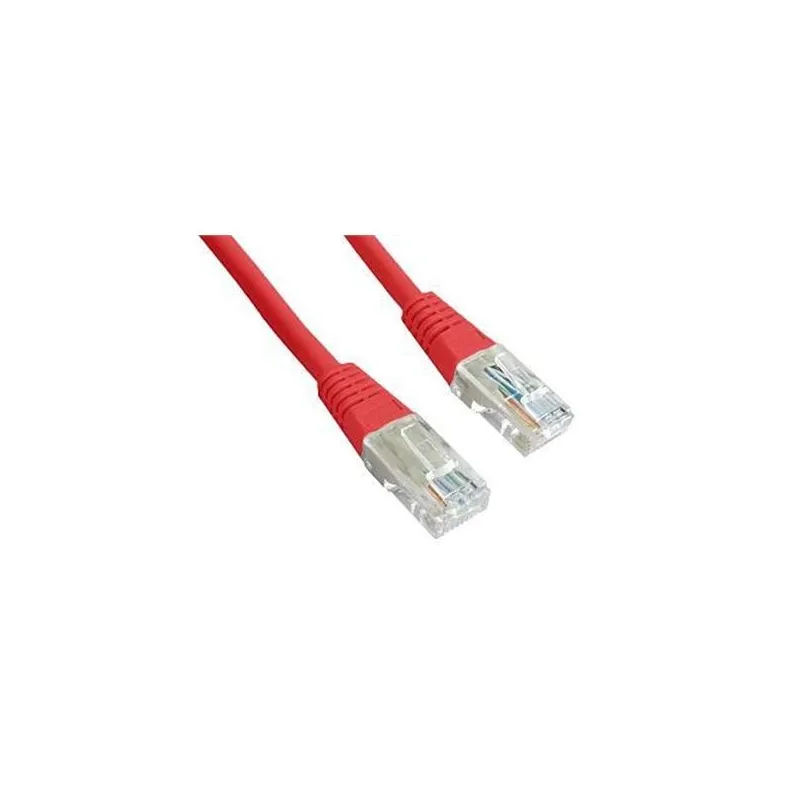 Patch cable cat5e utp 0.5m-red pp12-0.5m-r gembird