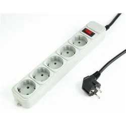 Cable power extension 1.8m-5outl. spg3-b-6c gembird