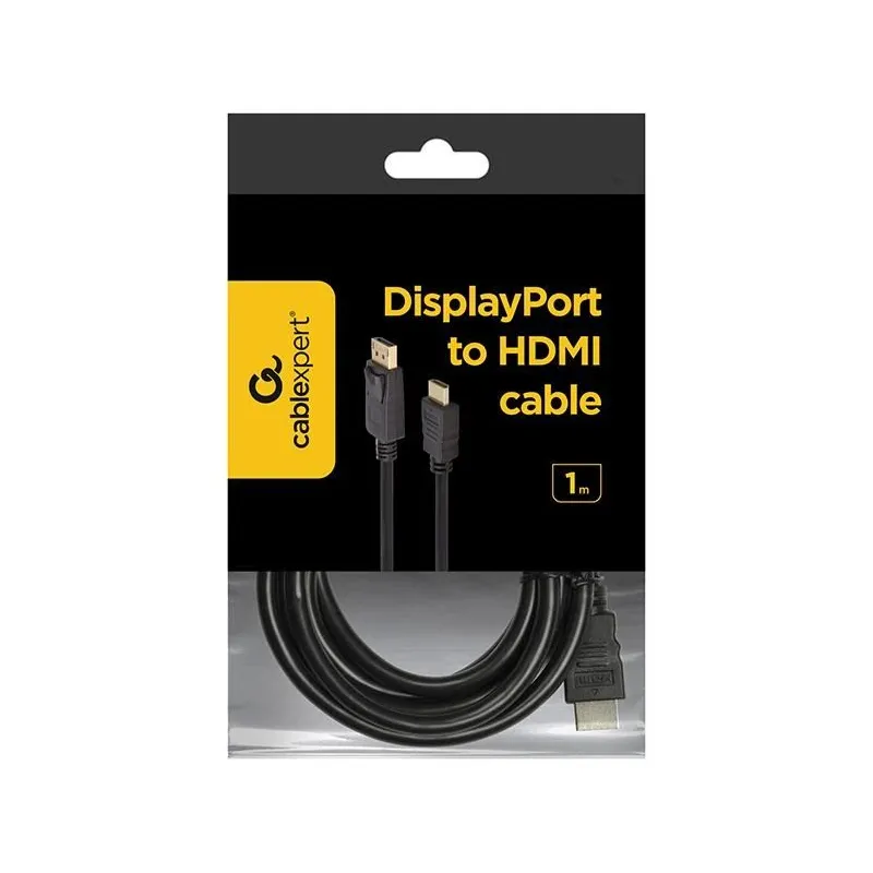 Cable display port to hdmi 1m-cc-dp-hdmi-1m gembird
