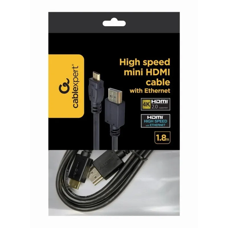 Cable hdmi-mini hdmi 1.8m-v2.0 cc-hdmi4c-6 gembird
