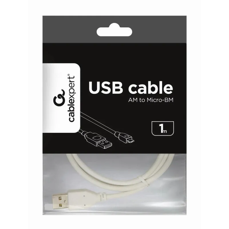 Cable usb2 to micro-usb 1m-ccp-musb2-ambm-w-1m gembird