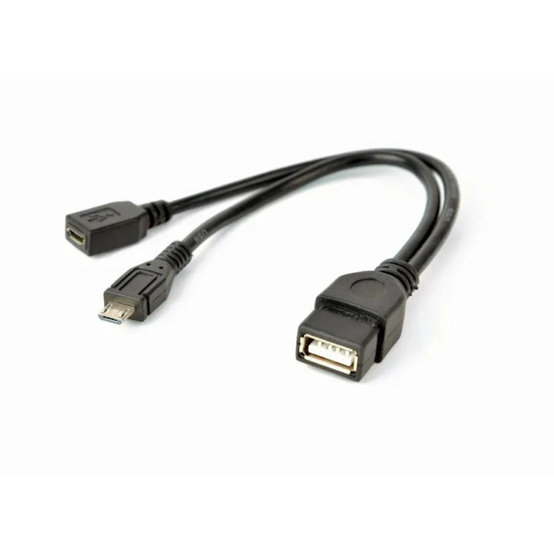 Cable usb otg af +micro bf to-micro bm a-otg-afbm-04 gembird