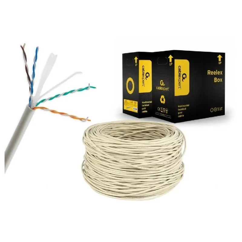 Cable cat6 utp 305m gray-upc-6004se-sol gembird