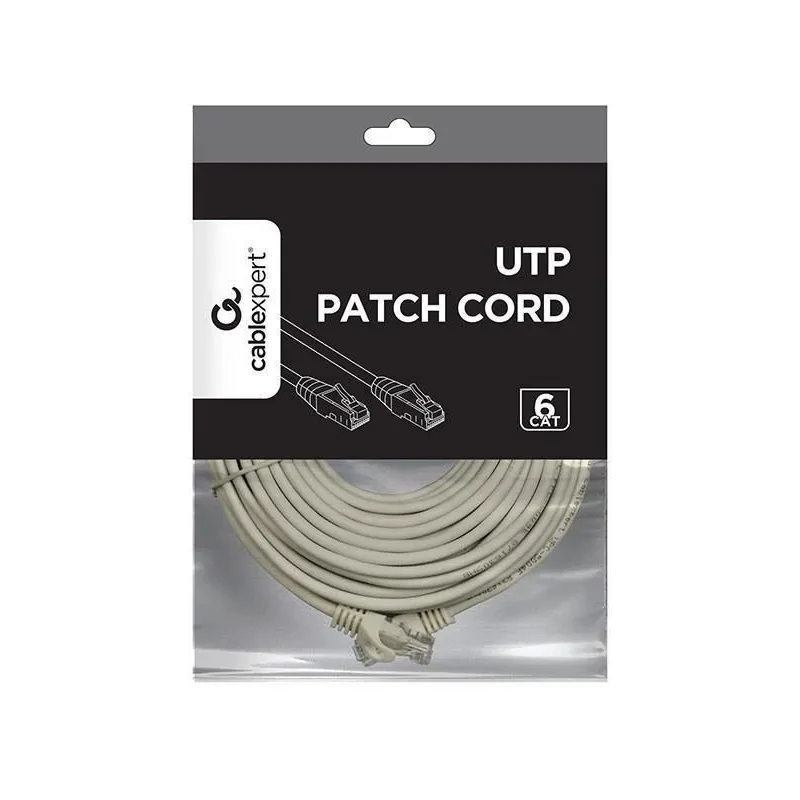 Patch cable cat6 utp 30m-grey pp6u-30m gembird