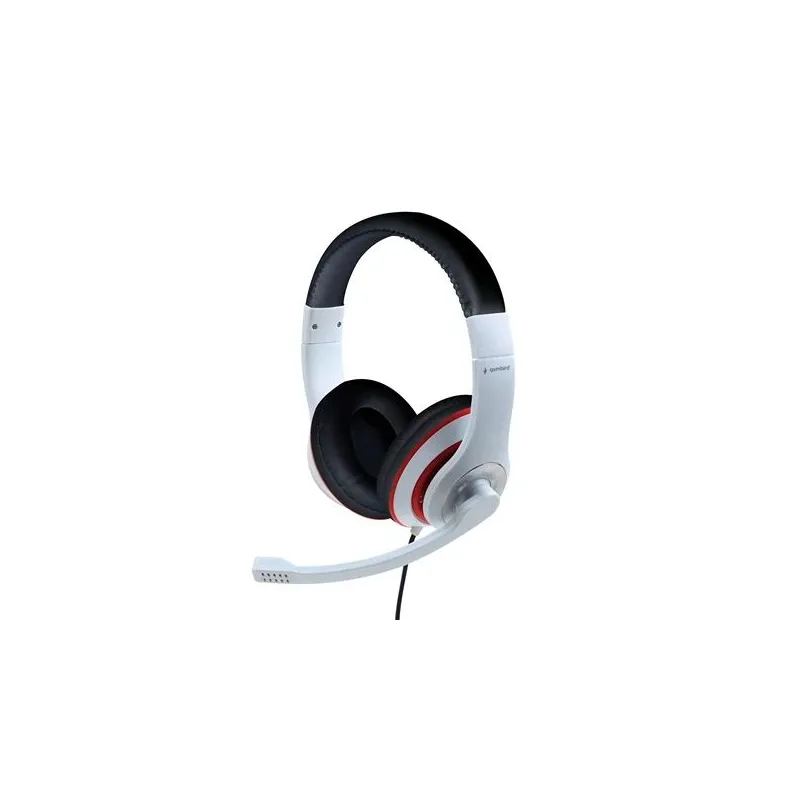 Headset stereo white-mhs-03-wtrdbk gembird