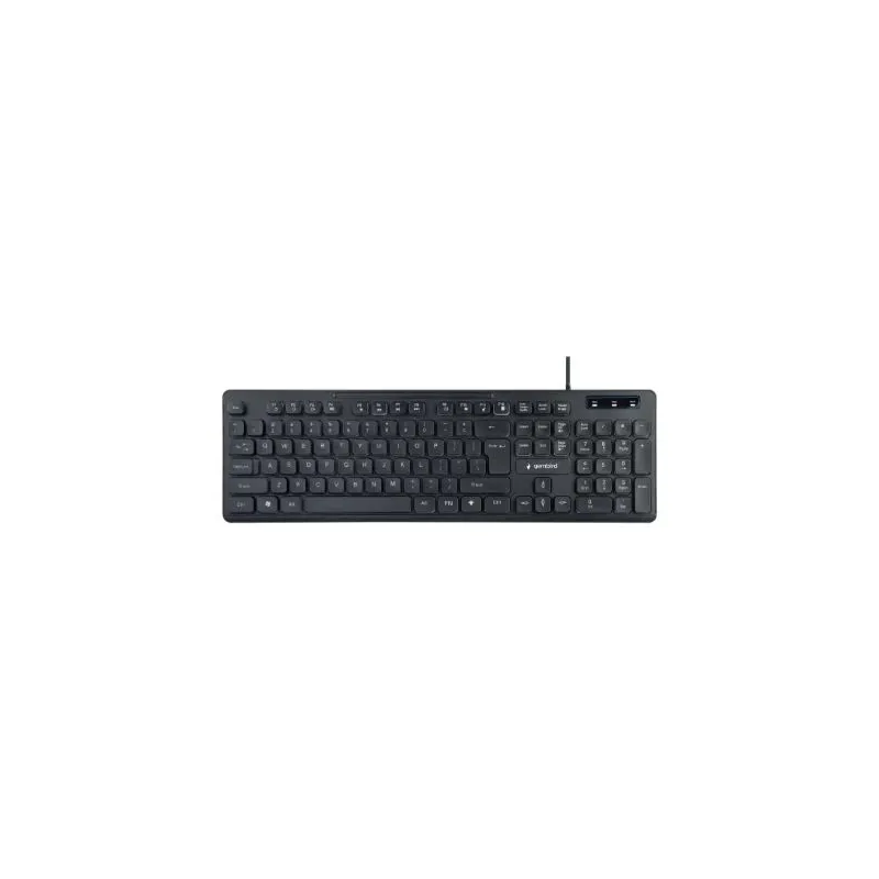 Keyboard multimedia usb eng-black kb-uml-02 gembird