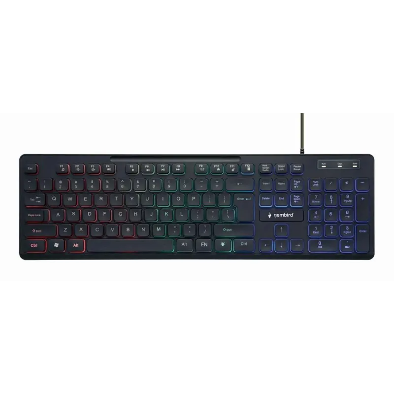 Keyboard multimedia usb eng-black kb-uml-02 gembird