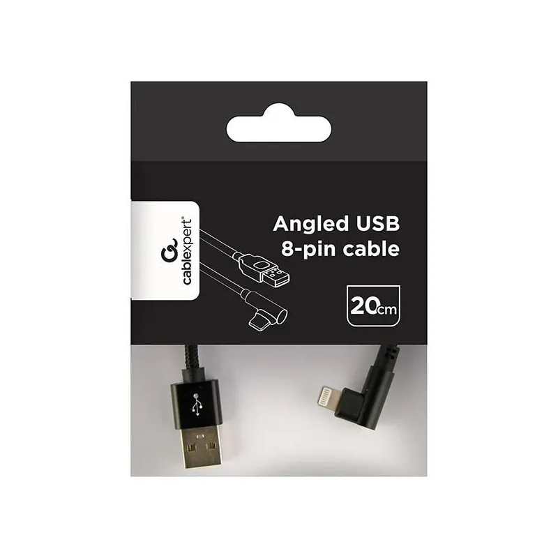 Cable lightning to usb2 0.2m-cc-usb2-amlml-0.2m gembird