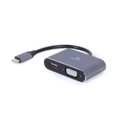 I-o adapter usb-c to hdmi-vga-a-usb3c-hdmivga-01 gembird