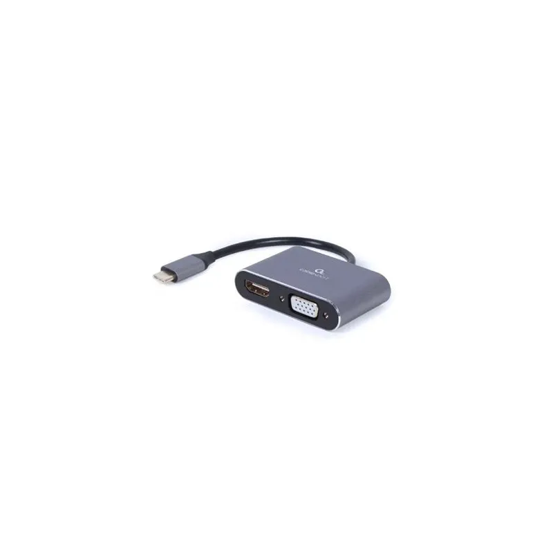 I-o adapter usb-c to hdmi-vga-a-usb3c-hdmivga-01 gembird