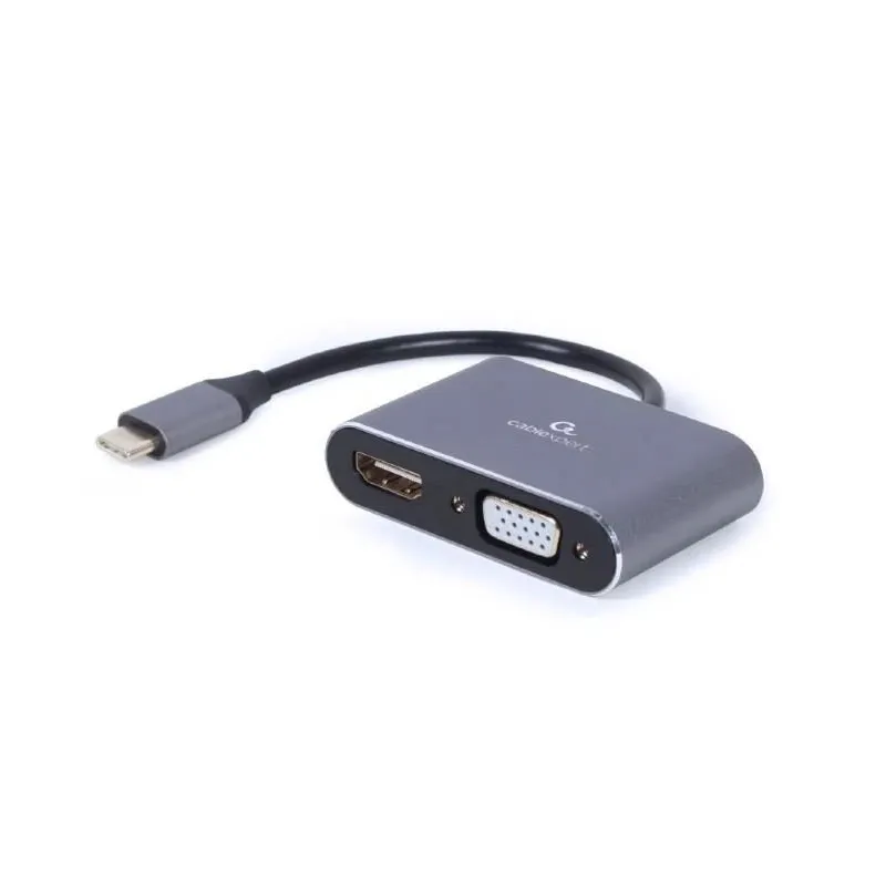 I-o adapter usb-c to hdmi-vga-a-usb3c-hdmivga-01 gembird