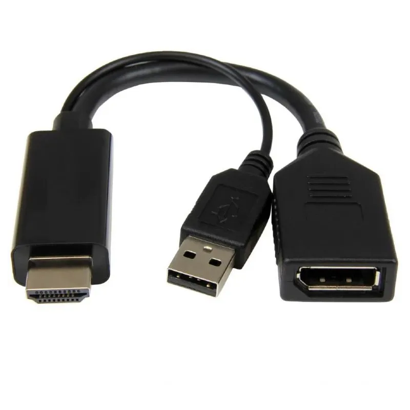I-o adapter hdmi to dp-black a-hdmim-dpf-01 gembird