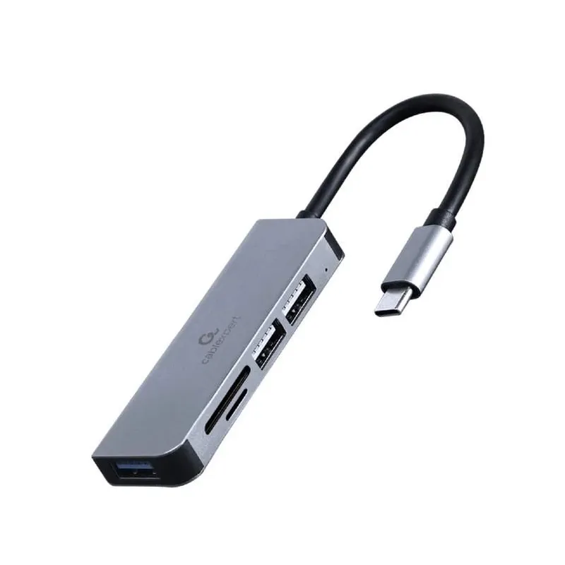 I-o hub usb-c 3port+cr-uhb-cm-cru3p1u2p2-01 gembird