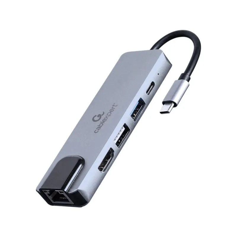 I-o adapter usb-c to hdmi-usb3-5in1 a-cm-combo5-04 gembird
