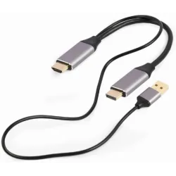 I-o adapter hdmi to dp-black a-hdmim-dpm-01 gembird