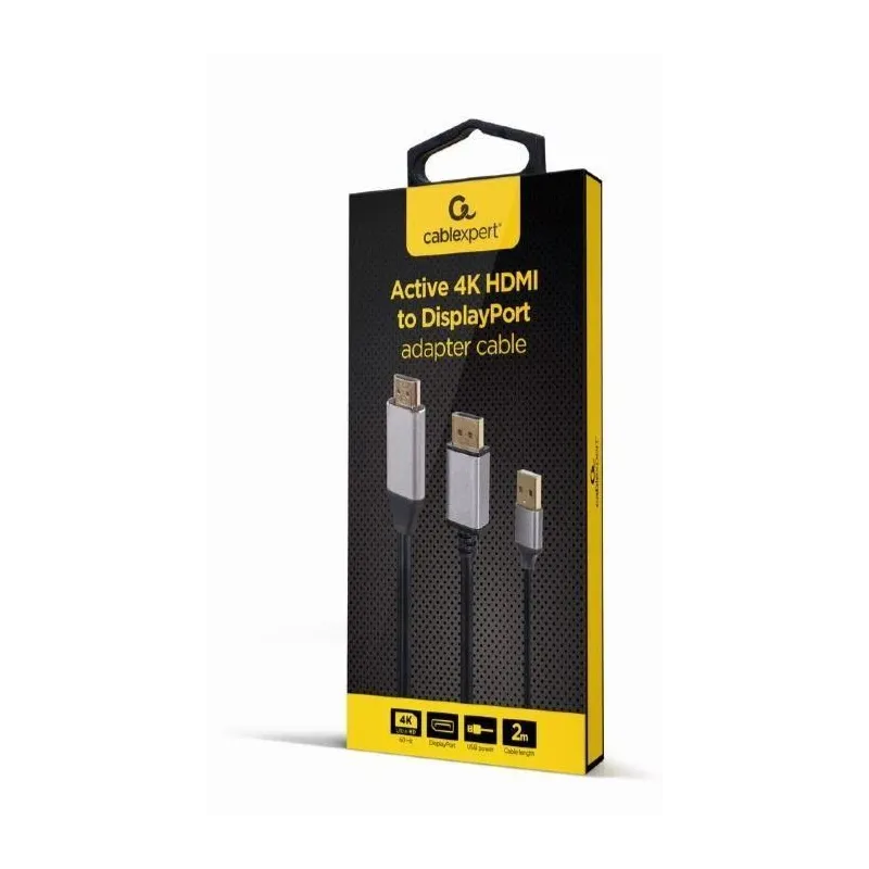 I-o adapter hdmi to dp-black a-hdmim-dpm-01 gembird