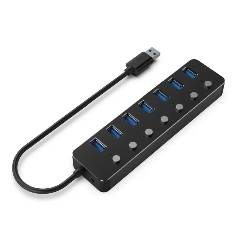 I-o hub usb3 7port-uhb-u3p7p-01 gembird