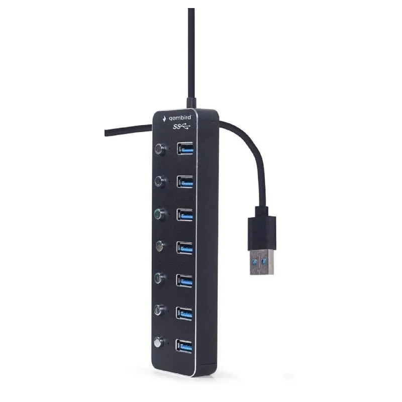 I-o hub usb3 7port-uhb-u3p7p-01 gembird