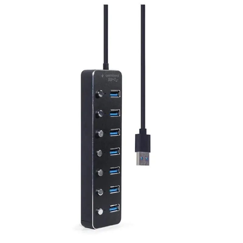 I-o hub usb3 7port-uhb-u3p7p-01 gembird