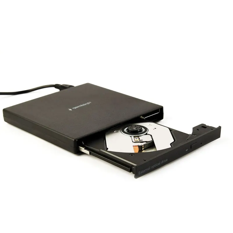 Gembird - External USB DVD drive - DVD-USB-04 - Interface USB 2.0 - DVD - CD read speed 24 x - CD write speed 24 x