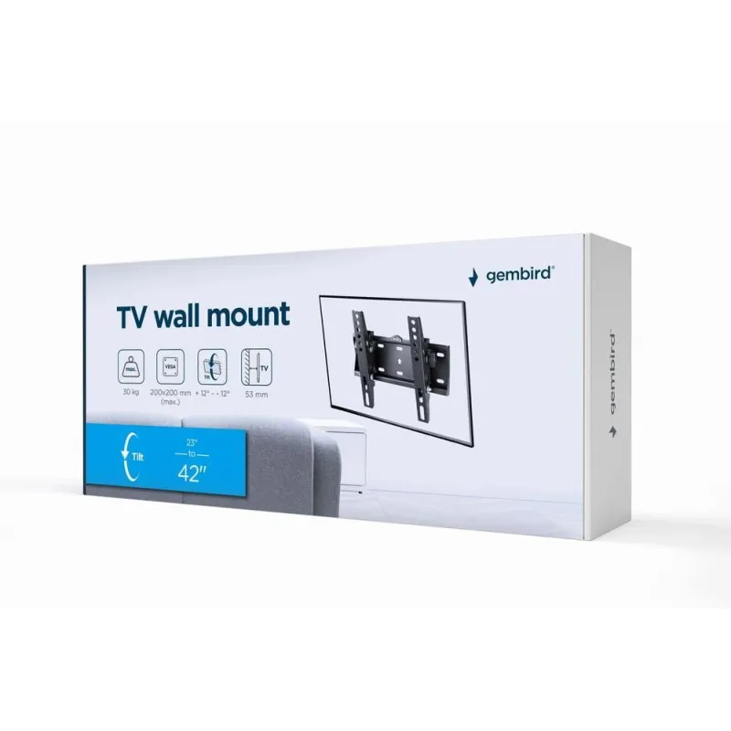 Tv set acc wall mount 23-42-wm-42t-02 gembird