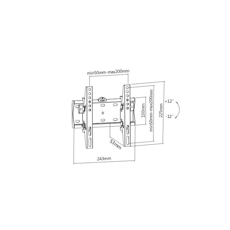 Tv set acc wall mount 23-42-wm-42t-02 gembird