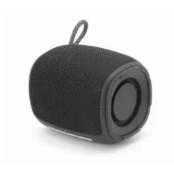 Portable Speaker-GEMBIRD-Black-Portable-Wireless-1xUSB-C-Bluetooth-SPK-BT-LED-03-BK