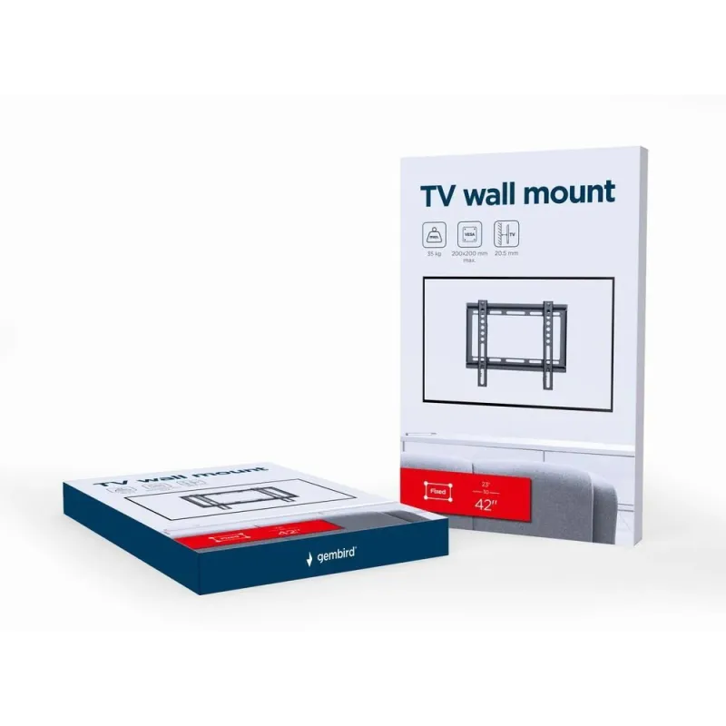 Tv set acc wall mount 23-42-wm-42f-04 gembird