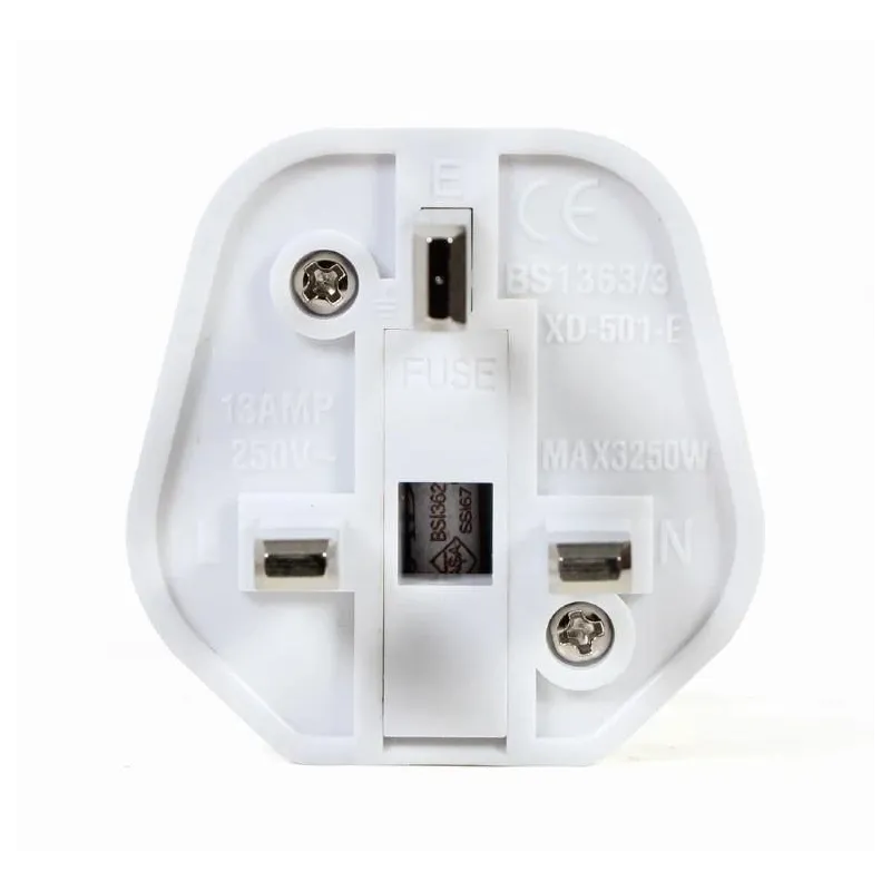 Cablexpert AC power adapter, EU Schuko socket to UK plug, 13 A - A-AC-EUFUKM-01 - Power adapter