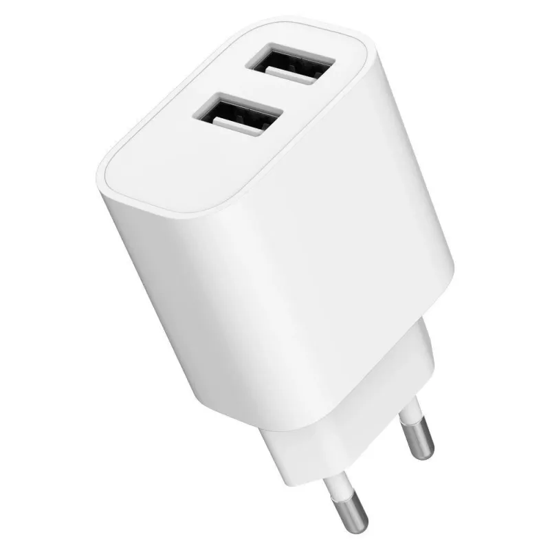 Charger usb universal white-2p ta-uc-2a12-01 gembird