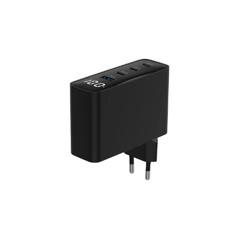 Charger usb 100w 4port gan-ta-uc-pdqc100lcd-01-bk gembird