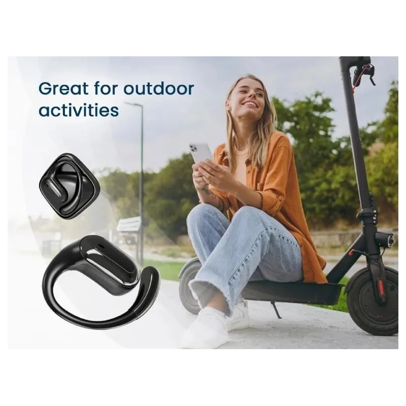 Headset bluetooth open ear-tws black ows-01-bk gembird