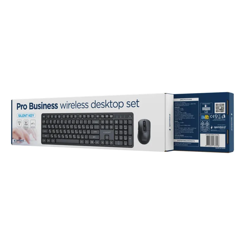Keyboard +mouse wrl cyrillic-black kbs-wms-01-cyrl gembird