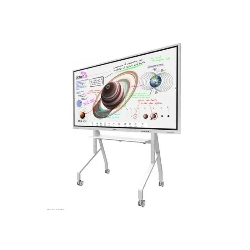 Tv set acc floor stand 55-86-fl50-525wh1 neomounts