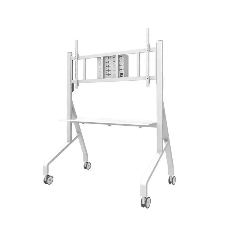 Tv set acc floor stand 65-110-fl50-575wh1 neomounts