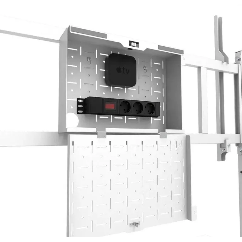 Tv set acc floor stand 65-110-fl50-575wh1 neomounts