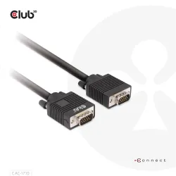 Cable vga to vga 10m-m-m cac-1710 club3d