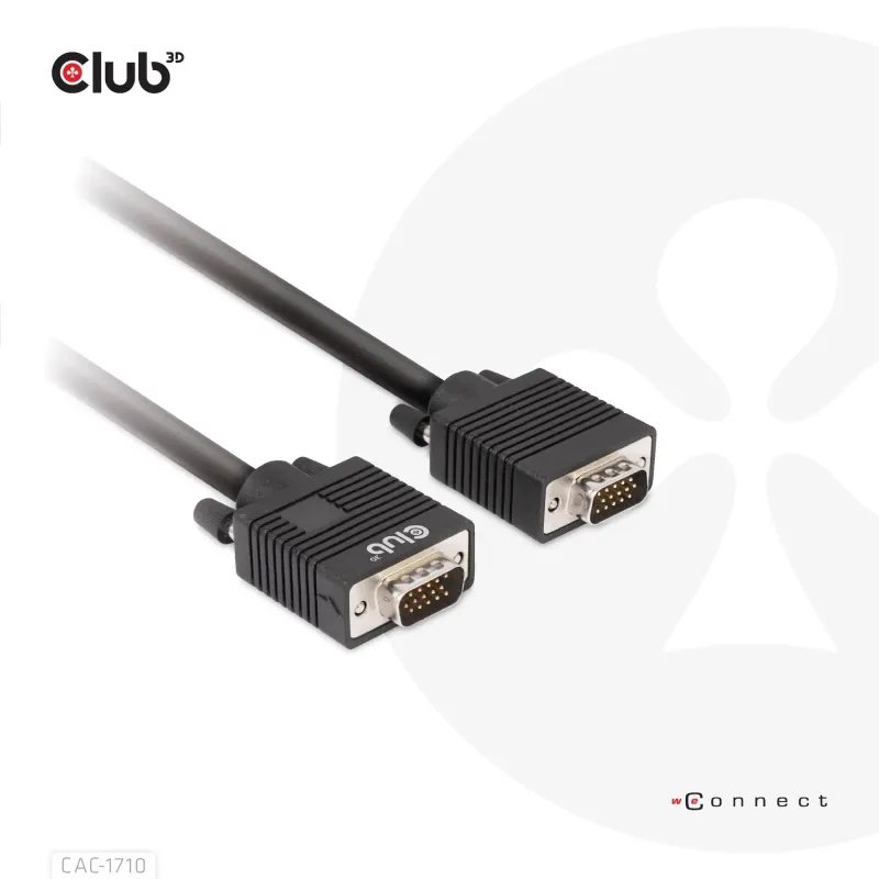 Cable vga to vga 10m-m-m cac-1710 club3d